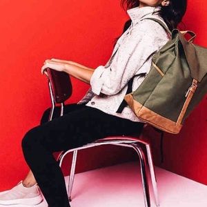 DSW Army Green/Tan Backpack New